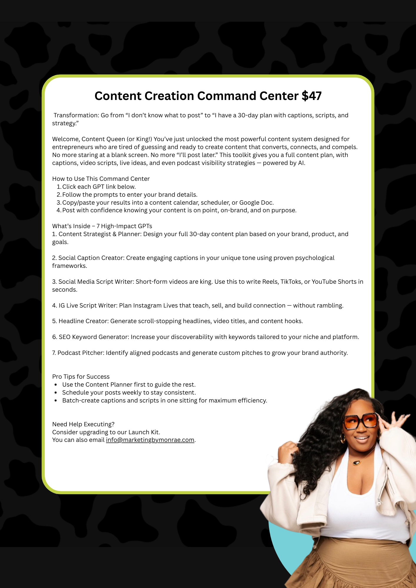 Content Creation Command Center GPT Bundle $47