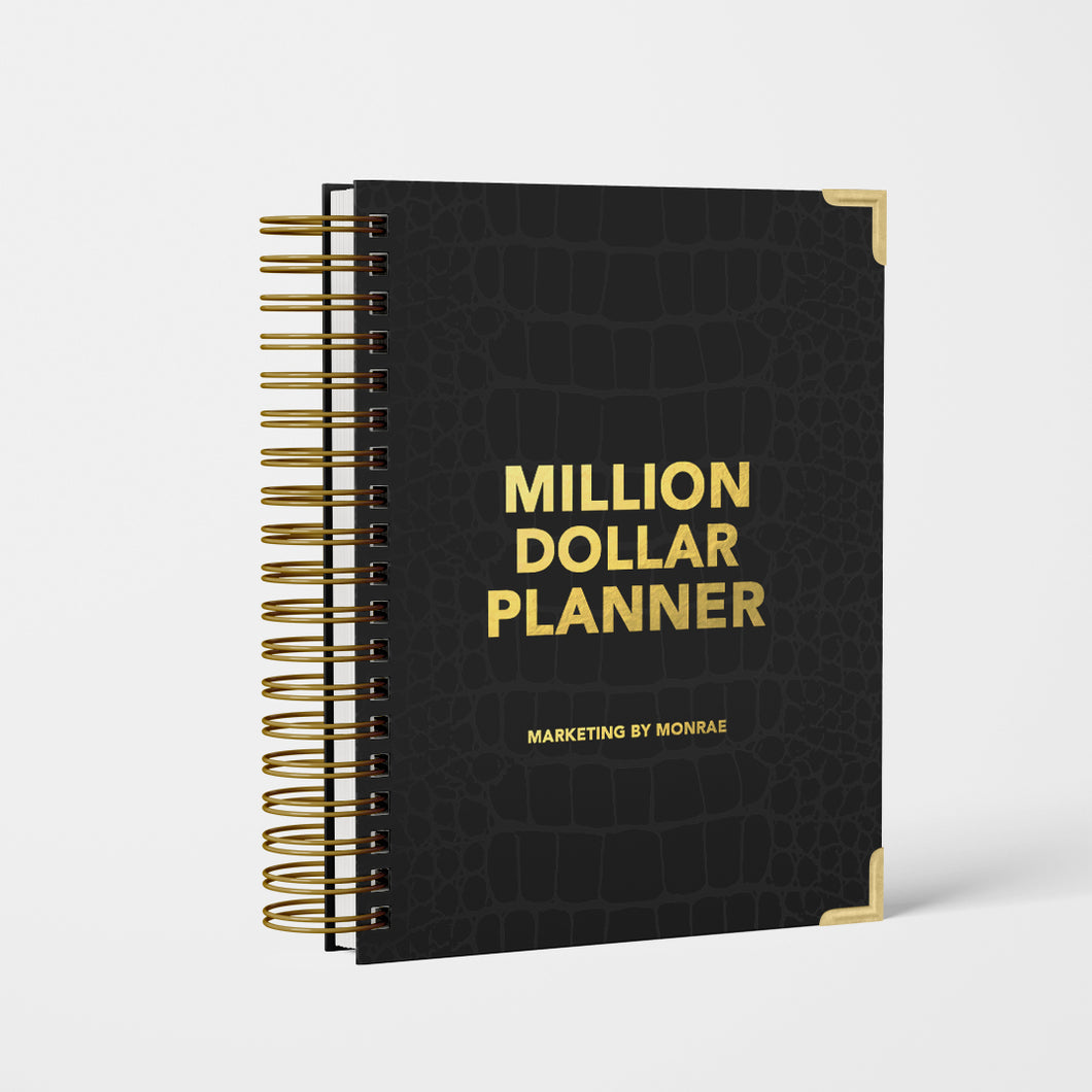 BLACK Croc Million Dollar Planner
